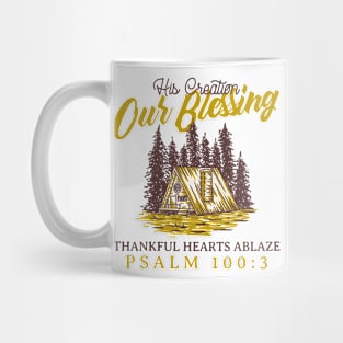 Beautiful Bible Verse Psalm Nature Lover Mug